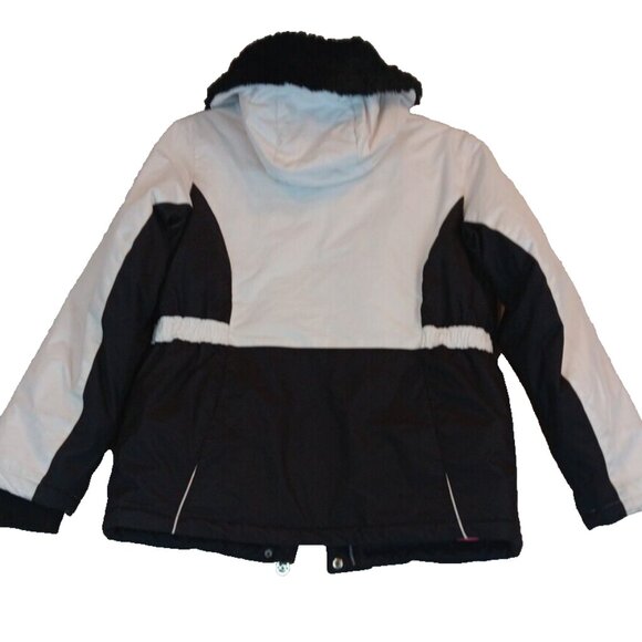 ZeroXposur Jacket XL (16) Black White Ski Coat Hood Coat insulated Water / Wind - Picture 2 of 16